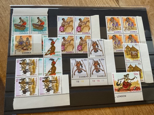 Zambia mint never hinged