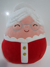 MOTHER CHRISTMAS SQUISHMALLOW NICOLETTE MRS SANTA CLAUS  12" PLUSH TOY CUSHION
