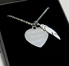 Engraved Necklace Heart