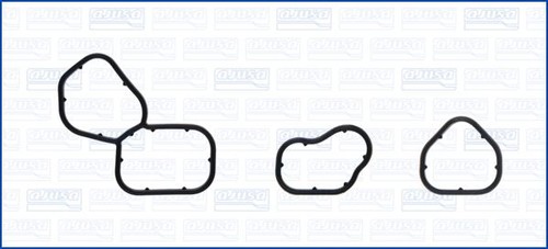 Oil cooler gasket - , fits