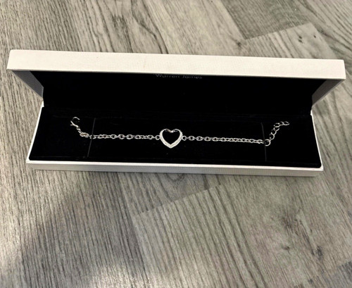 Silver chain charm bracelet - charm,