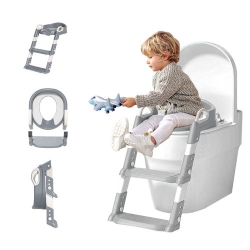 Toddlers toilet seat with step - toilet,