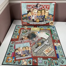 Hasbro Coronation Street Monopoly Board Game Complete 