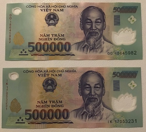 Million vietnam dong - 1, x