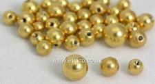 Spare Threaded Replacement balls  24CT Gold plate on steel(14G) 1.6MM X 4MM -5MM