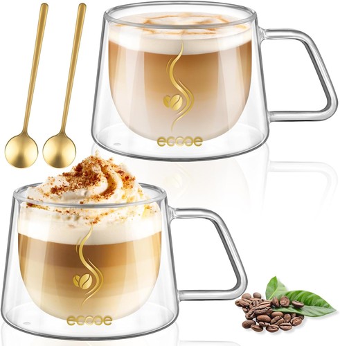 Double walled glass coffee - walled,