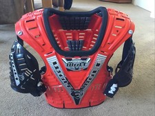 Vintage Wulfsport Body Armour Stone Deflector Protector Motocross Quads 8-13 Yrs
