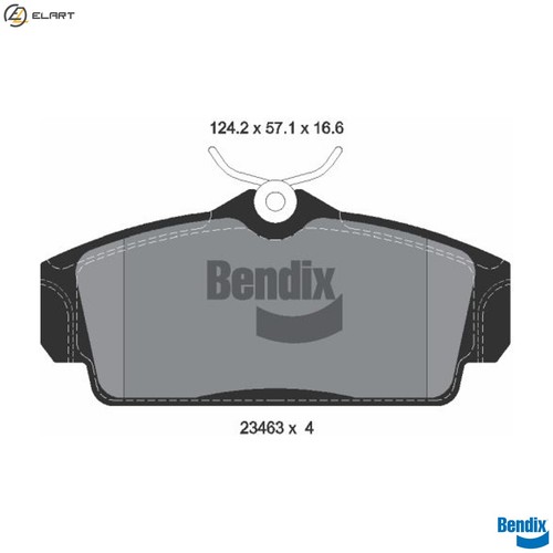 Brake pad set disc - brake,