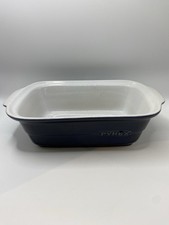 Vintage PYREX Blue Stoneware
