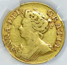 RARE QUEEN ANNE 1711 GOLD