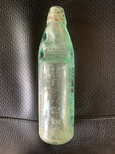 Codd Bottle W J Rogers Colwyn Bay Mineral Waterworks Antique glass marble Conwy