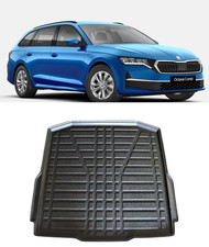 SKODA OCTAVIA MK3 ESTATE 2013-2020 Tailored Boot Liner Mat Heavy Duty Anti Slip