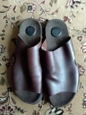 Dr Martens Brown Leather Mules Sandals Size 6 Doc Marten