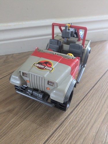 Vimtage jurassic park toy jeep - park,
