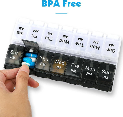 Weekly pill box organizer - weekly,