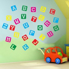 Alphabet Letters A to Z Wall