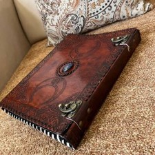 Leather ring binder - leather,