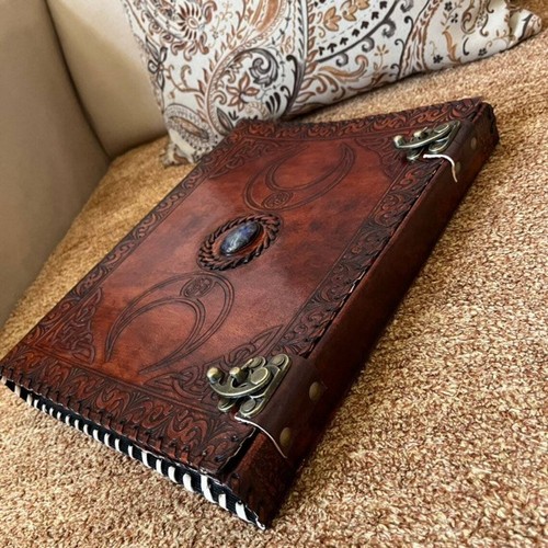 Leather ring binder - leather,