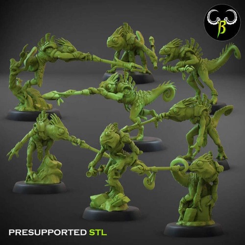 Lizardmen novahunter skink - lizardmen,