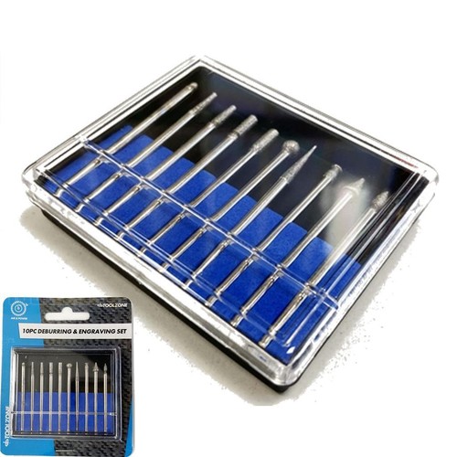 Toolzone 10pc rotary diamond - 10pc,