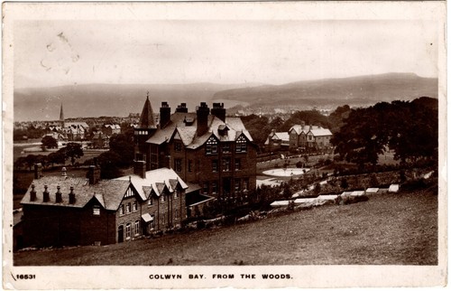 Colwyn bay from the woods - bay,
