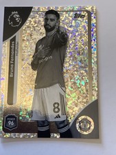 Topps BRUNO FERNANDES 2025-2026 Black & white sparkly card number 10/75