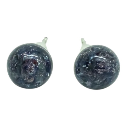 Murano glass earrings round - murano,