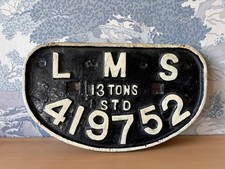Genuine Railway Wagon Plate
