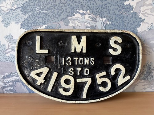 Genuine railway wagon plate - railway,