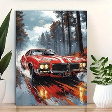 Beautiful red classic muscle - classic,
