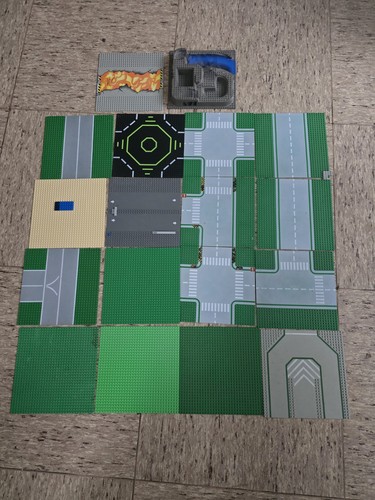 Lego city road - city, baseplates