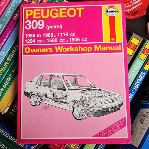 Haynes peugeot 309 - peugeot, (petrol)