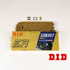 DID 520 ERV7 120 Link Gold X-Ring Race Chain