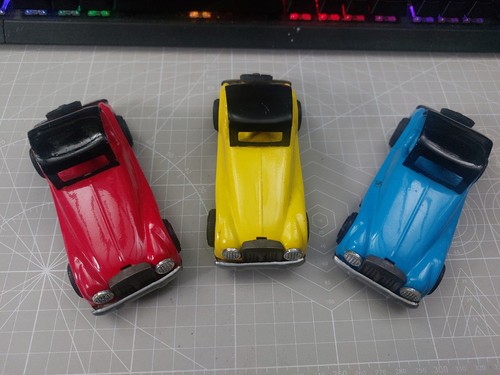 Vintage roadster tin car - mg,