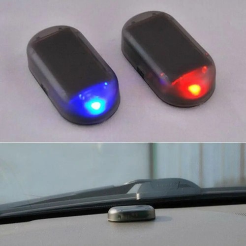 Solar power car led fake - solar,