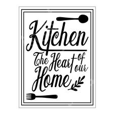 Metal Tin Sign Plaque Kitchen