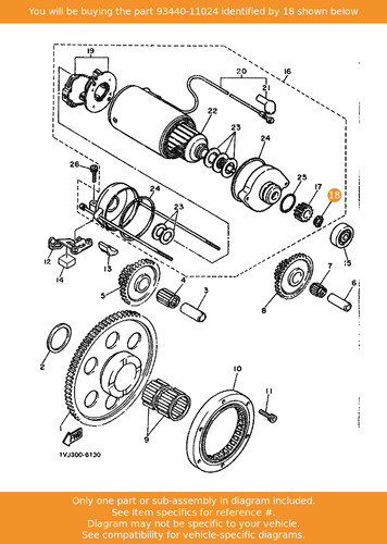 Yamaha circlip 93440 11024 - yamaha, 93440-11024