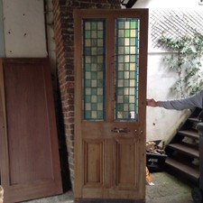 Victorian Lead Light Door