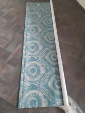 Blinds2go Choices Bocca Teal Roller Blind 202cm width x 100cm drop (recess)
