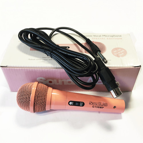 Pink dynamic vocal microphone - dynamic,