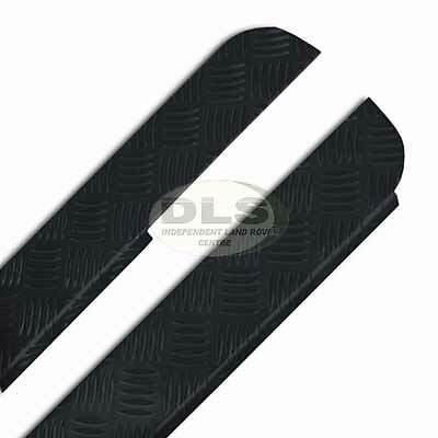 Black finish chequer - black,