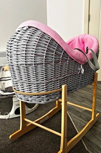 Grey wicker oval - wicker,