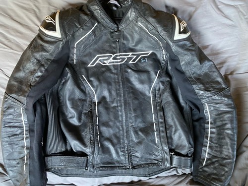 Rst leather jacket uk48 - leather,