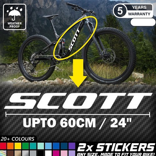 Scott bike frame vinyl - 2x,