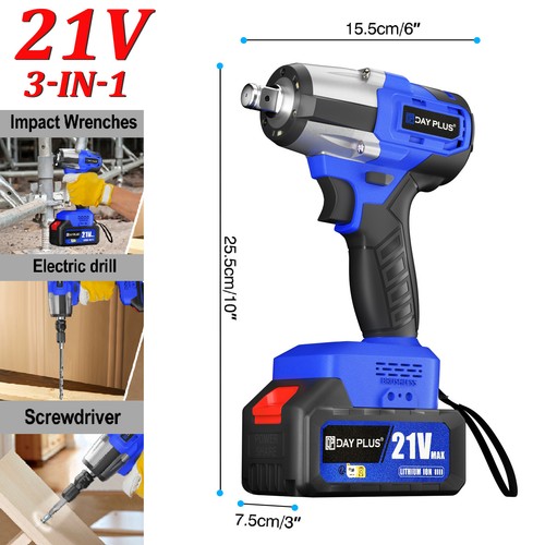 Cordless impact wrench 2500nm - impact,