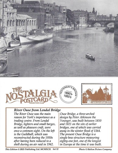 Postcard river ouse from - river,