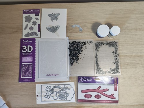 Embossing die pieces - embossing, &