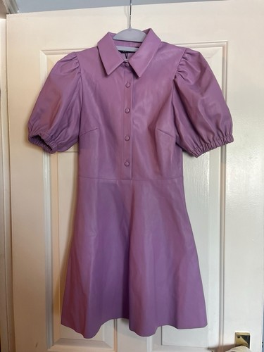 Zara lilac faux leather - , shirt