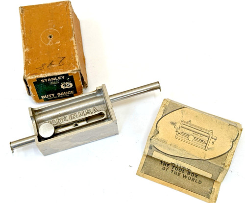 Vintage stanley butt gauge - stanley, #95