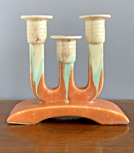 Crown devon art deco branch - crown,